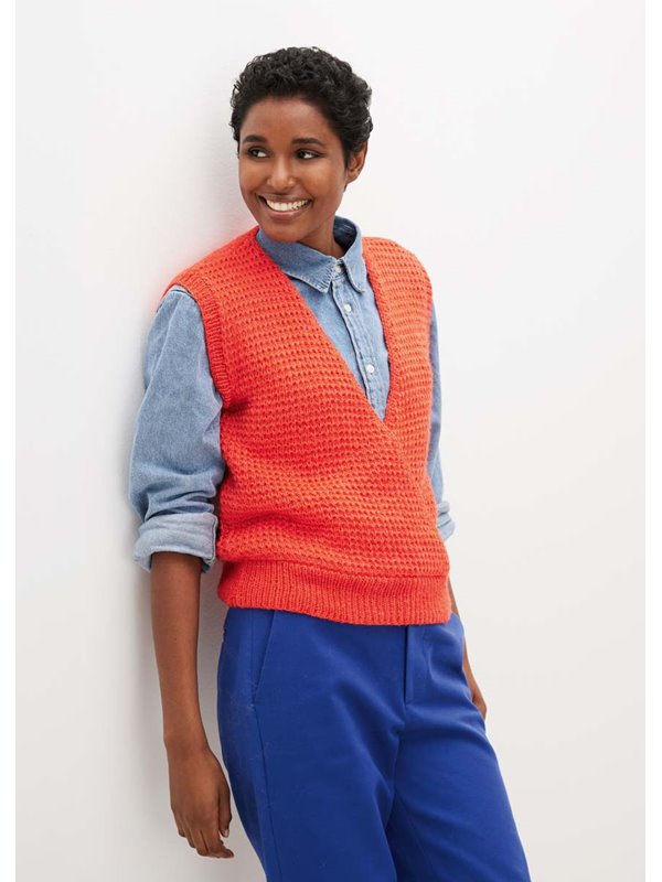 Lana Grossa PULLUNDER IN WICKELOPTIK IM STRUKTURMUSTER Setosa