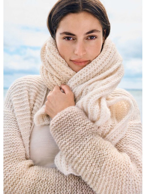 SCHAL IM PATENTMUSTER Soffio & Setasuri von Lana Grossa