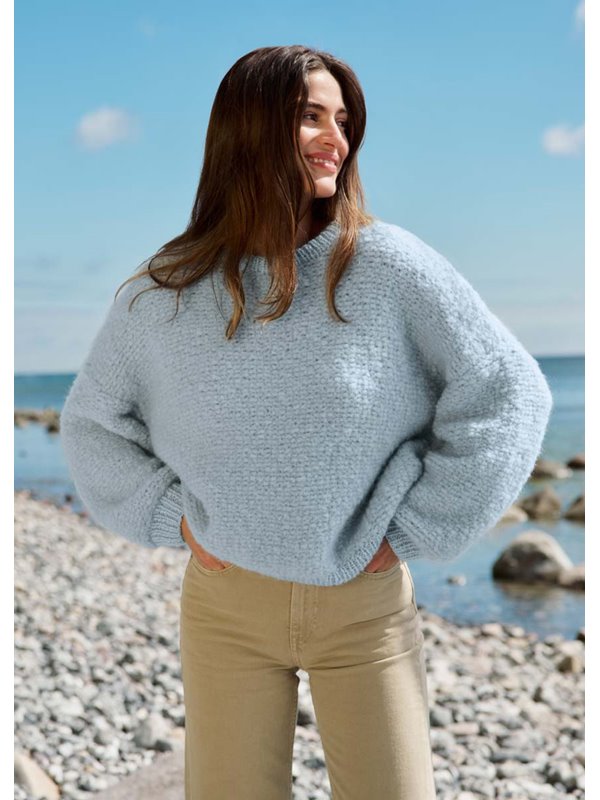 Lana Grossa PULLOVER GLATT LINKS Royal Alpaca & Brigitte No. 2
