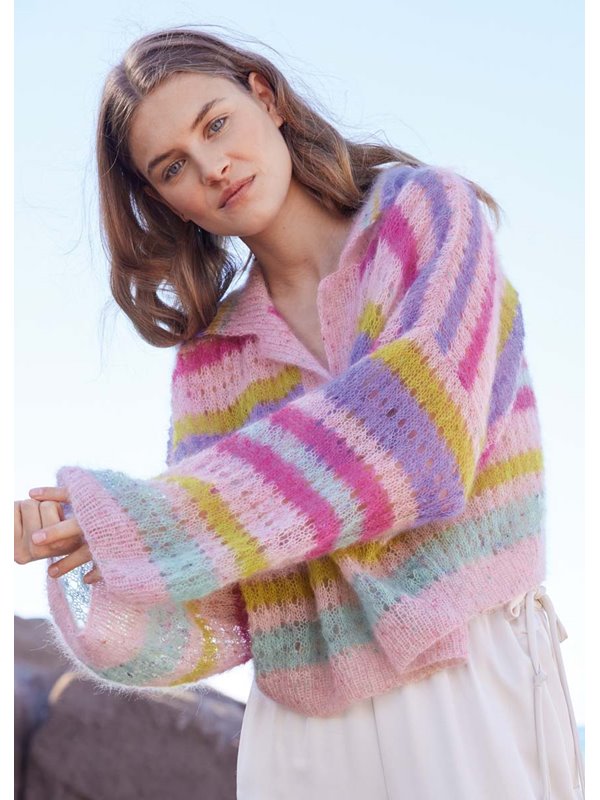 PULLOVER Natural Superkid Tweed von Lana Grossa