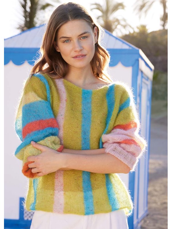 PULLOVER Natural Superkid Tweed von Lana Grossa