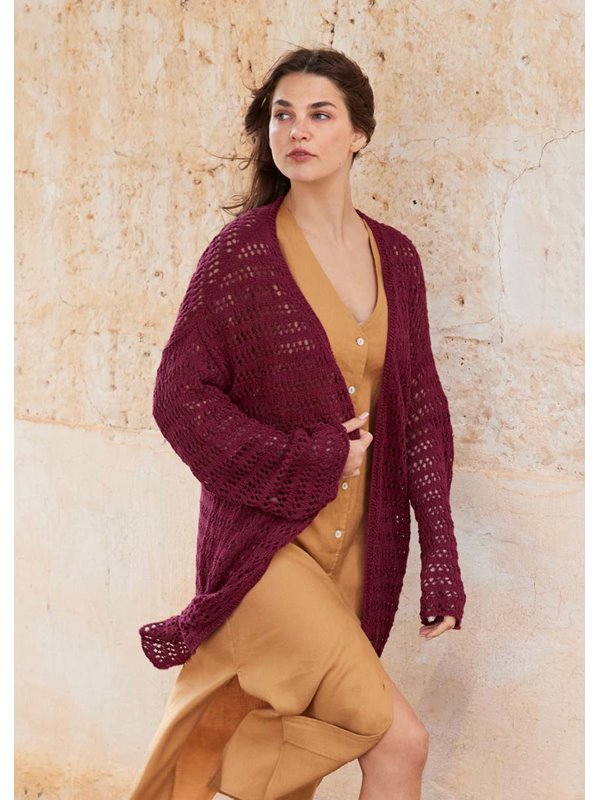 TOP-DOWN CARDIGAN Campo von Lana Grossa