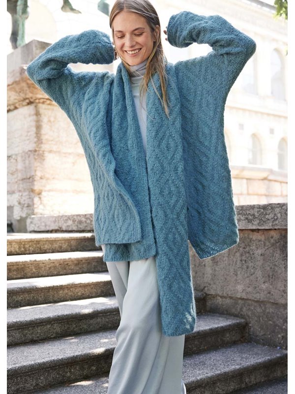 CARDIGAN Nebbia von Lana Grossa
