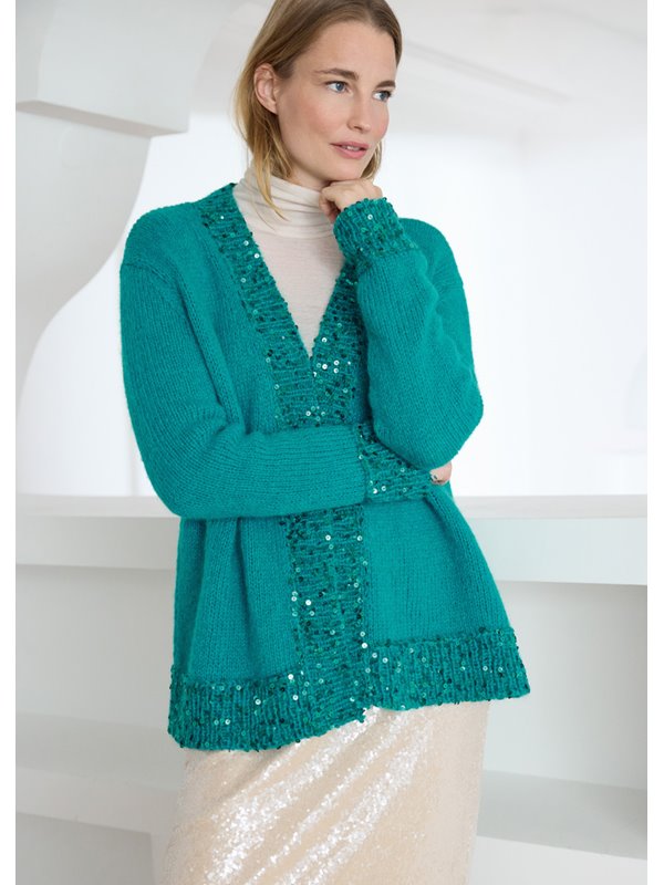 Lana Grossa CARDIGAN Brigitte No. 2 & Cosmo