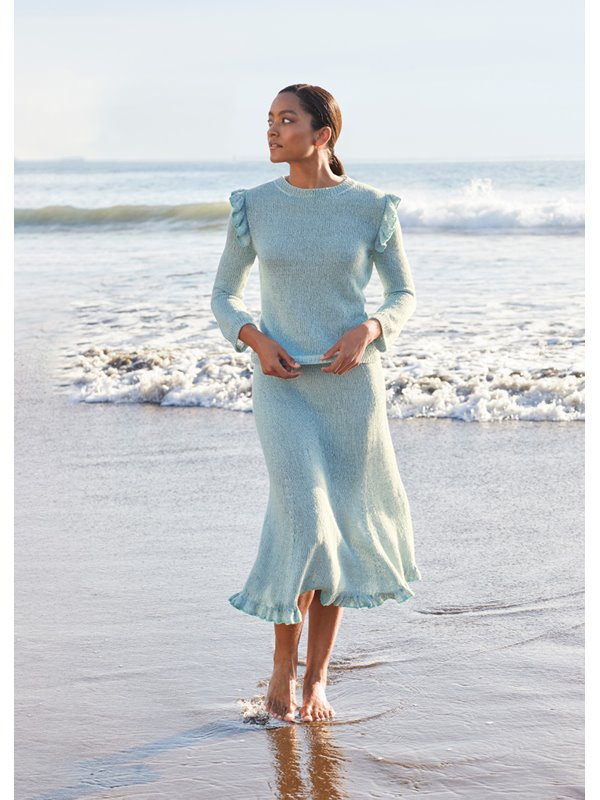 Lana Grossa PULLOVER Tencellino & Filo Paillettes