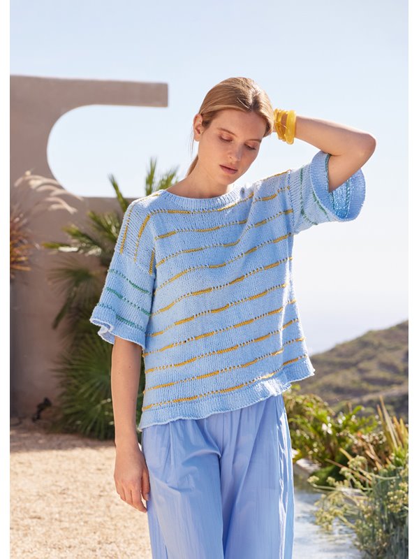 Lana Grossa TOP-DOWN SHIRT Cotonella