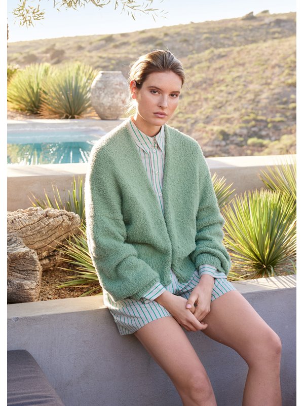 Lana Grossa TOP-DOWN CARDIGAN Ella