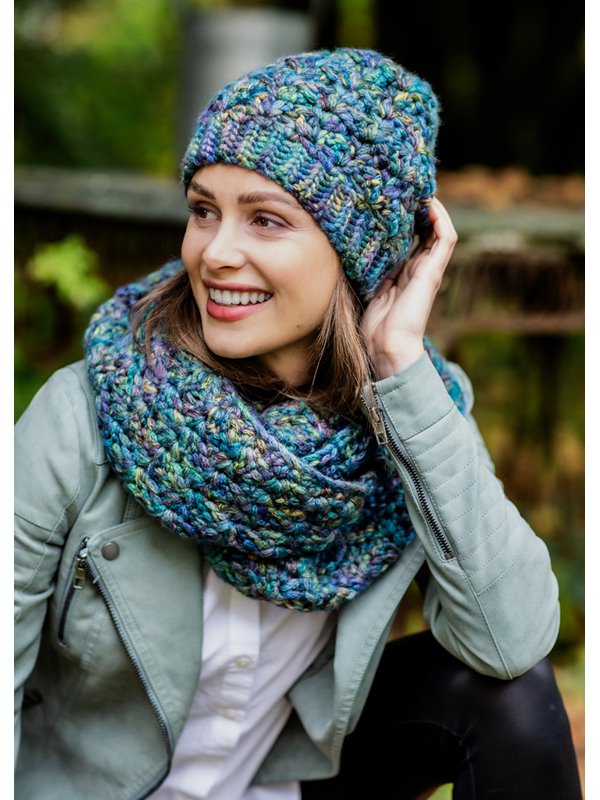 FILATI Studio HÄKELMÜTZE Cool Merino Big Color