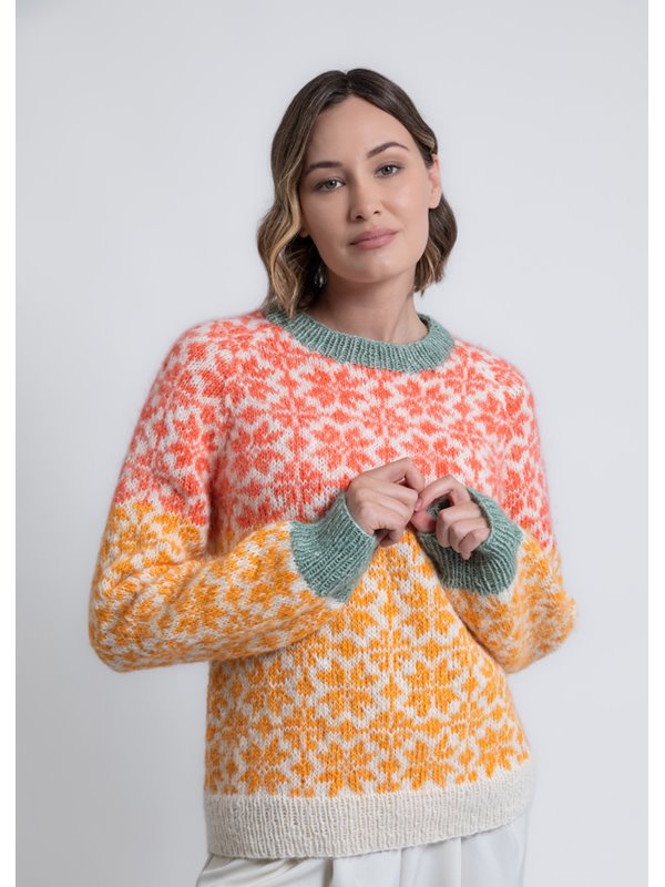 NORWEGERPULLI Natural Alpaca Pelo von Lana Grossa