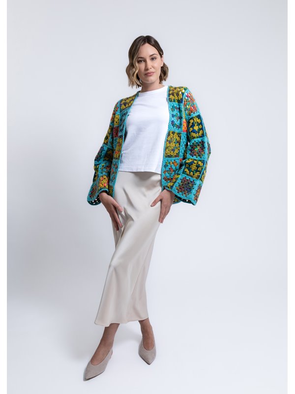 HÄKELJACKE Cool Merino Uni & Cool Merino Color von Lana Grossa