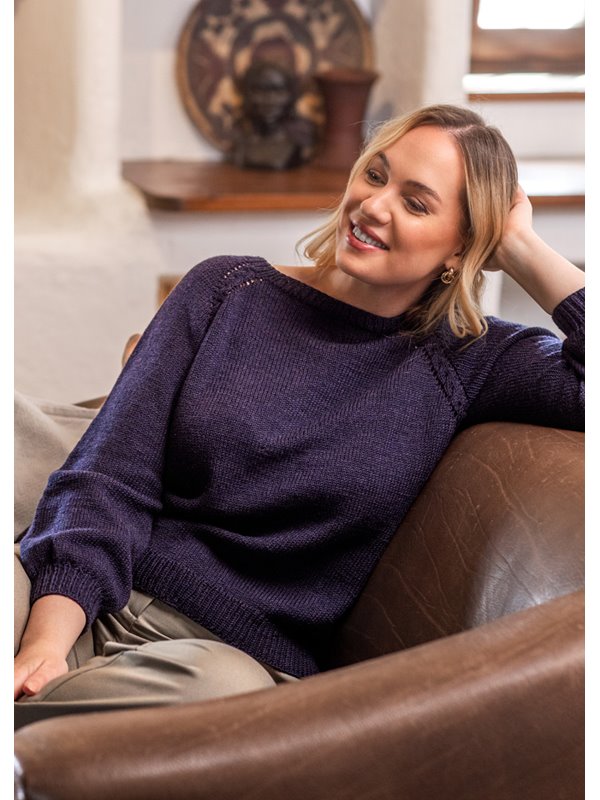 RVO Pullover Cool Wool Big Mélange (We Care) von Lana Grossa