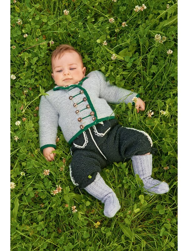 BABY-HOSE COOL WOOL Big Melange (GOTS)/Meilenweit 50 von Lana Grossa