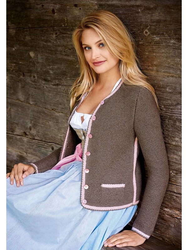 Lana Grossa DAMENJACKE MIT TASCHEN Linarte