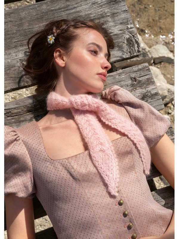 Lana Grossa HALSTUCH IM ZOPFMUSTER Mohair di Gio