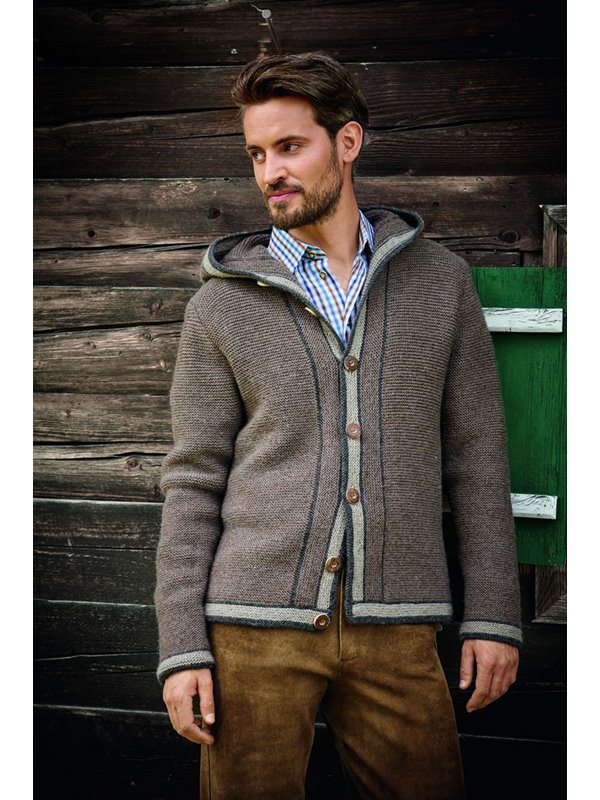 Lana Grossa KAPUZENJACKE FÜR HERREN Alpina