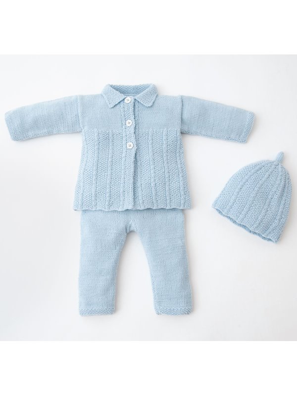MANTEL, HOSE & MÜTZE Cool Wool Baby von Lana Grossa