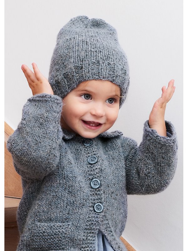 MÜTZE Ecopuno Tweed & Cool Wool Lace von Lana Grossa