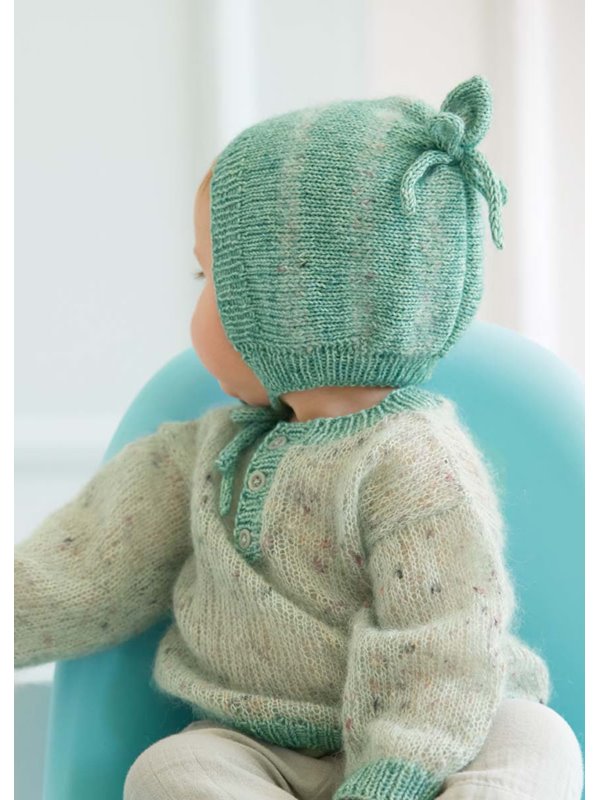 Lana Grossa MÜTZE Natural Superkid Tweed & Ecopuno