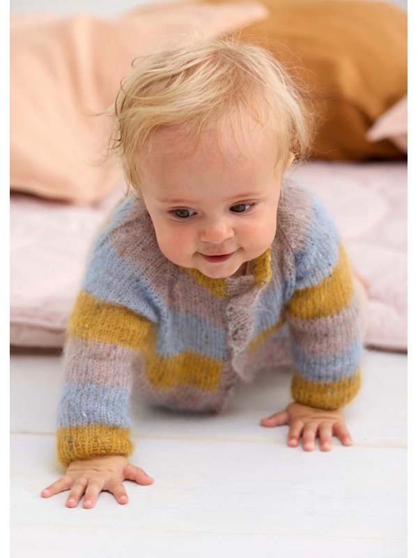 Lana Grossa JACKE Natural Superkid Tweed