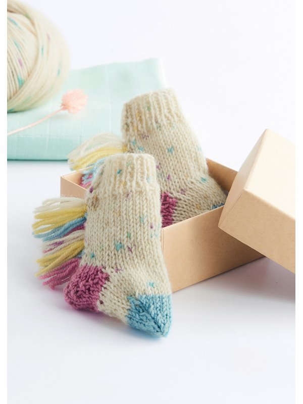 STRÜMPFE Cool Wool Baby Print Punto & Cool Wool Baby von Lana Grossa