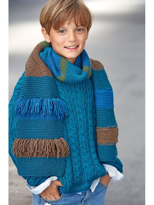 SCHAL Cool Wool Big Melange von Lana Grossa