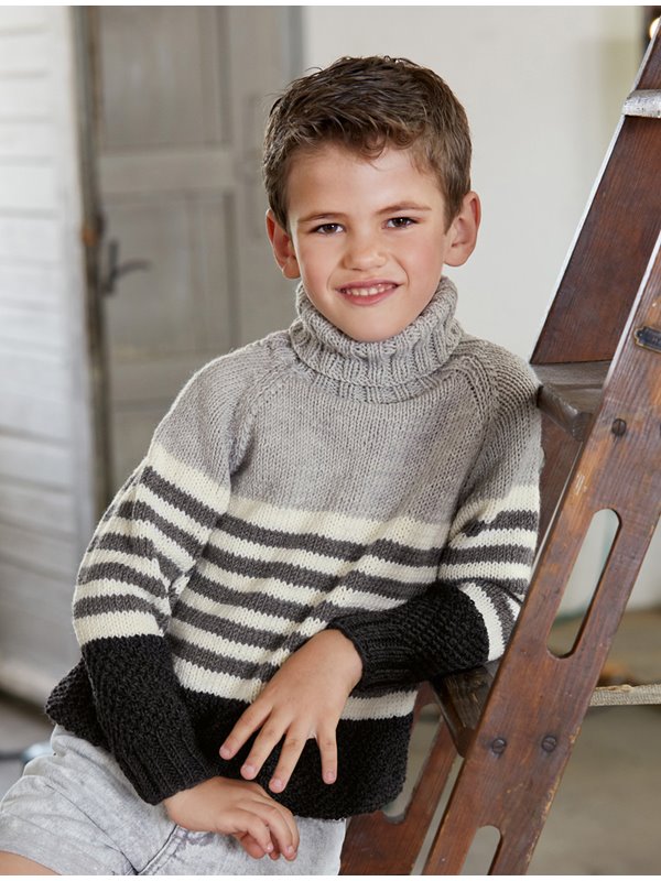 PULLOVER COOL WOOL Big Melange (GOTS) von Lana Grossa