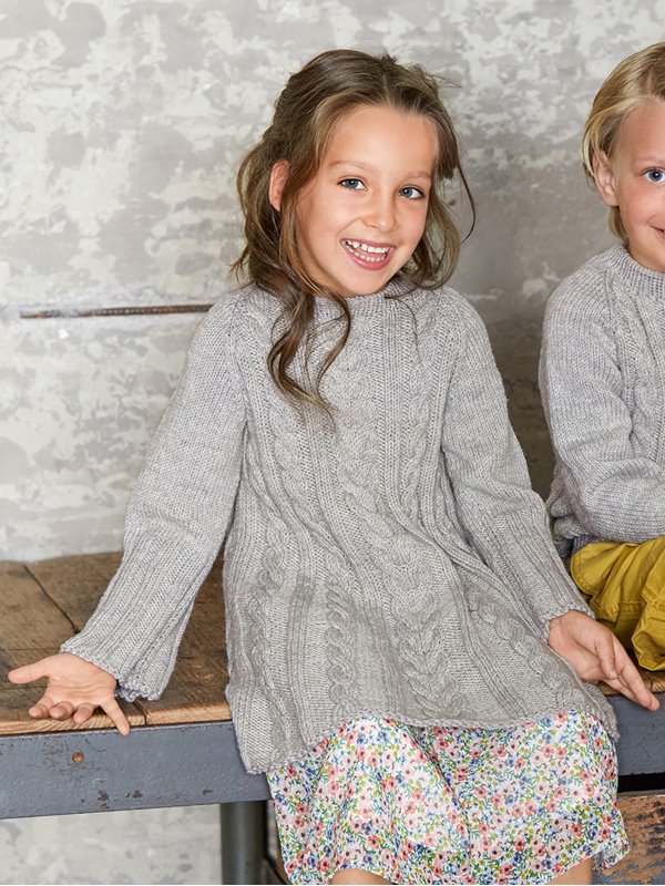 KLEID COOL WOOL Big Melange (GOTS) von Lana Grossa