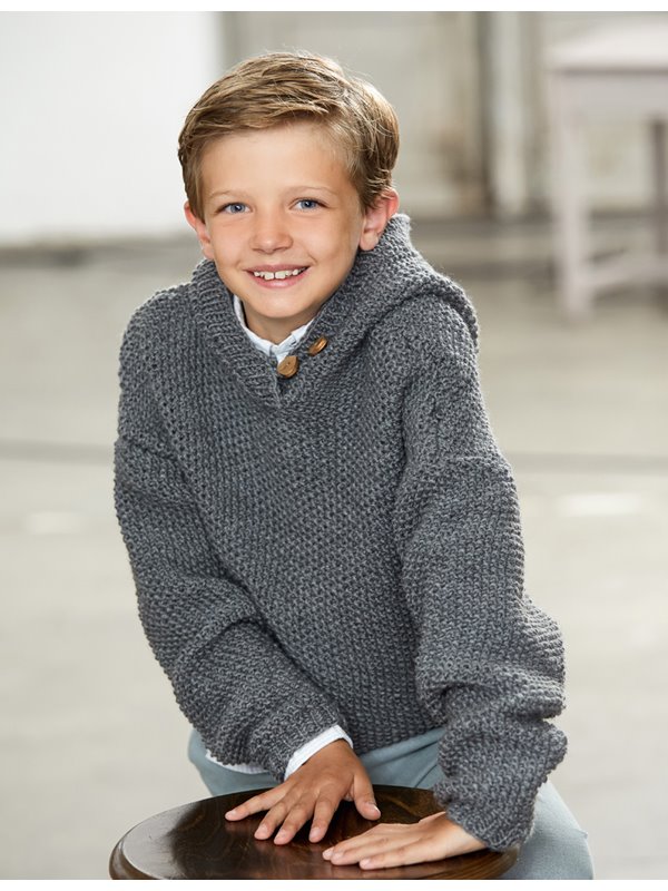 PULLOVER BINGO Melange (GOTS) von Lana Grossa