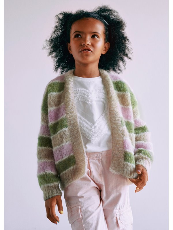 CARDIGAN Natural Alpaca Lungo von Lana Grossa