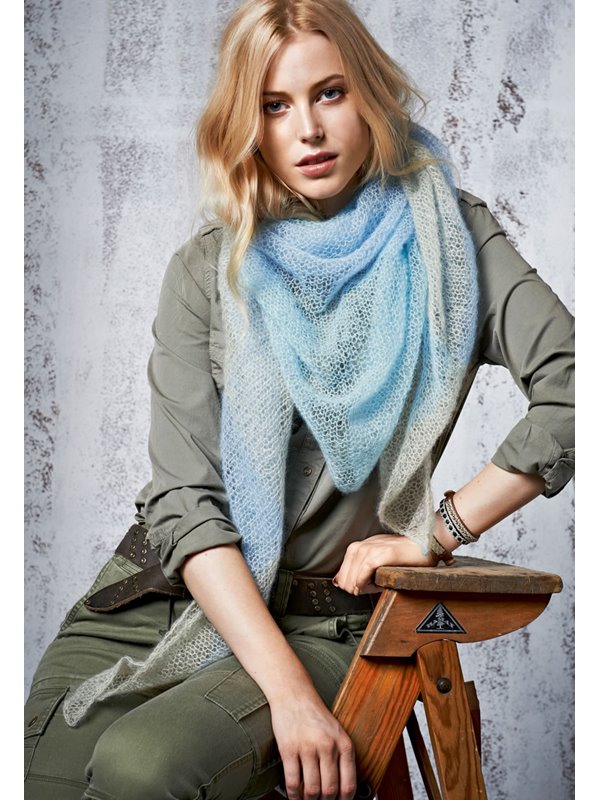 Lana Grossa DREIECKSTUCH IN FARBFLÄCHEN Silkhair