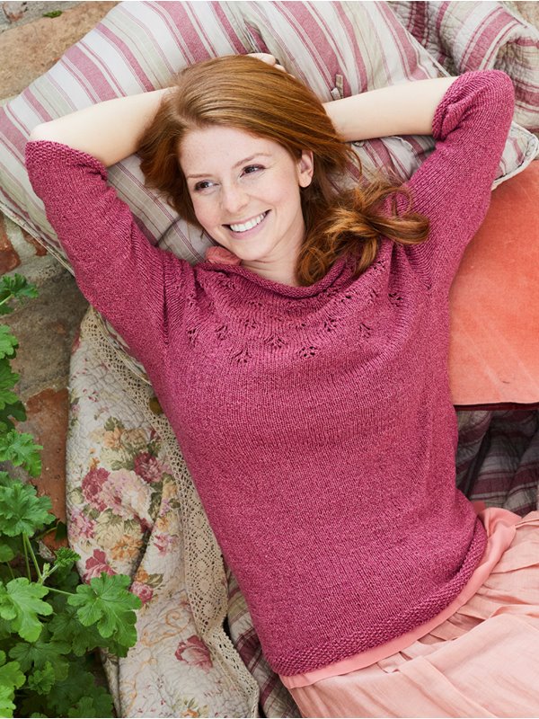 Lana Grossa RUNDPASSENPULLOVER Landlust Sommerseide