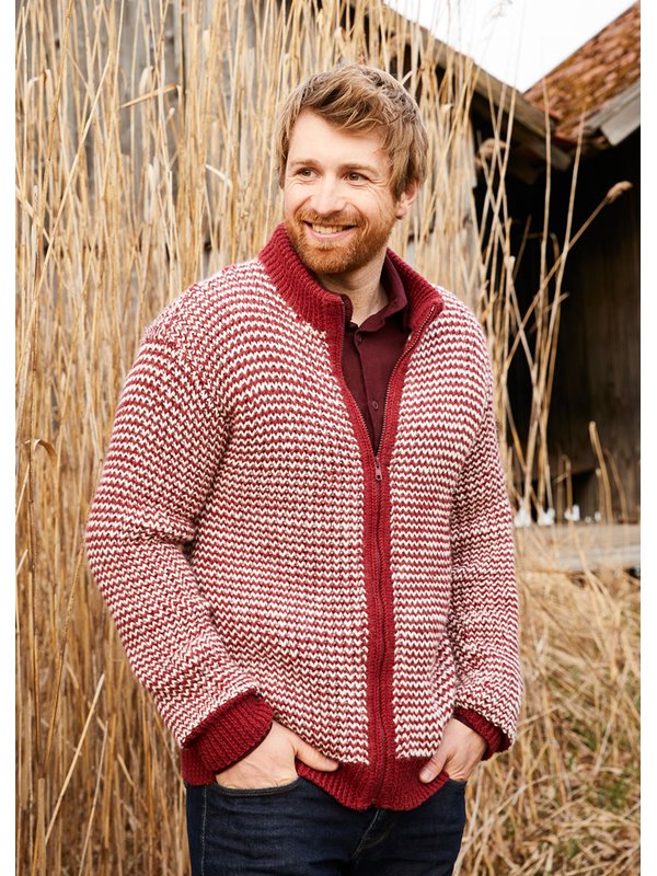 HERRENJACKE Landlust Alpaka Merino 100 von Lana Grossa