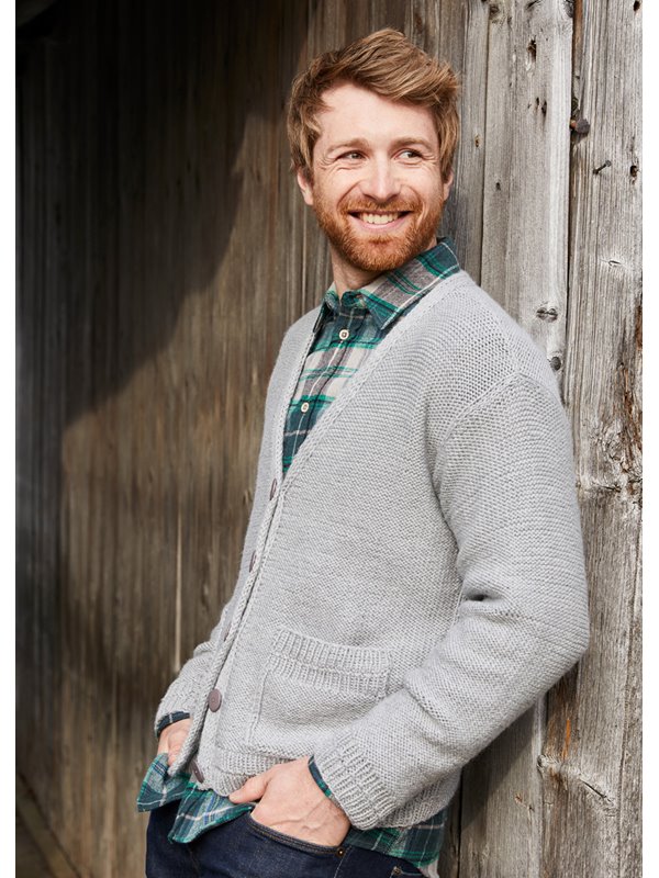 Lana Grossa HERRENJACKE Landlust Alpaka Merino 100