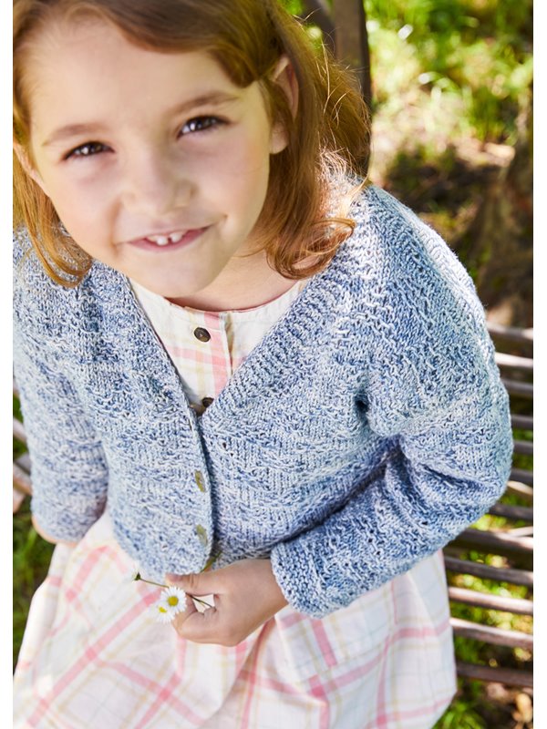 Lana Grossa KINDERSTRICKJACKE Landlust Sommerseide