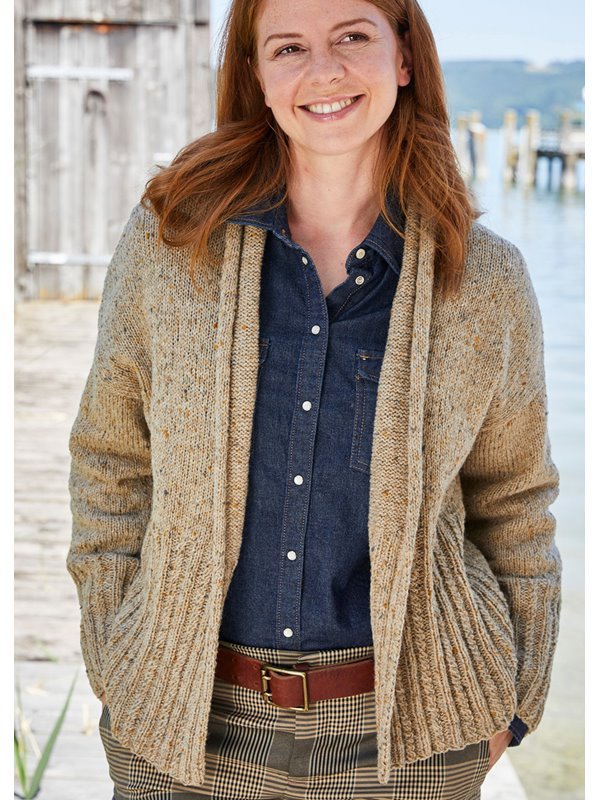 STRICKJACKE Landlust Soft Tweed 180 von Lana Grossa