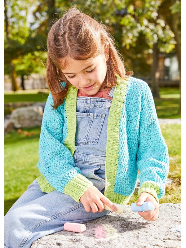 KINDERJACKE Landlust Sommerseide von Lana Grossa