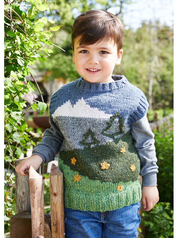 Lana Grossa KINDERPULLUNDER Landlust Soft Tweed 90