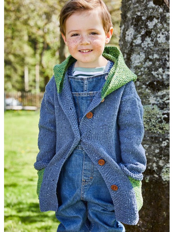 KINDERJACKE Landlust Soft Tweed 180 von Lana Grossa