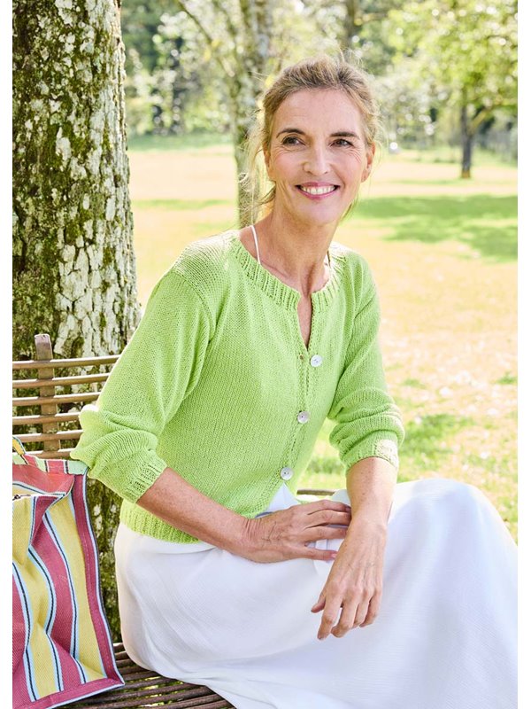 STRICKJACKE Landlust-Sommerseide von Lana Grossa