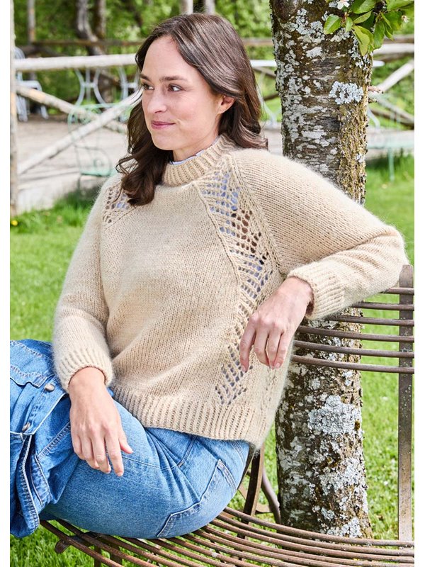 AJOUR-PULLOVER Landlust Naturwolle & Landlust Kidmohair von Lana Grossa
