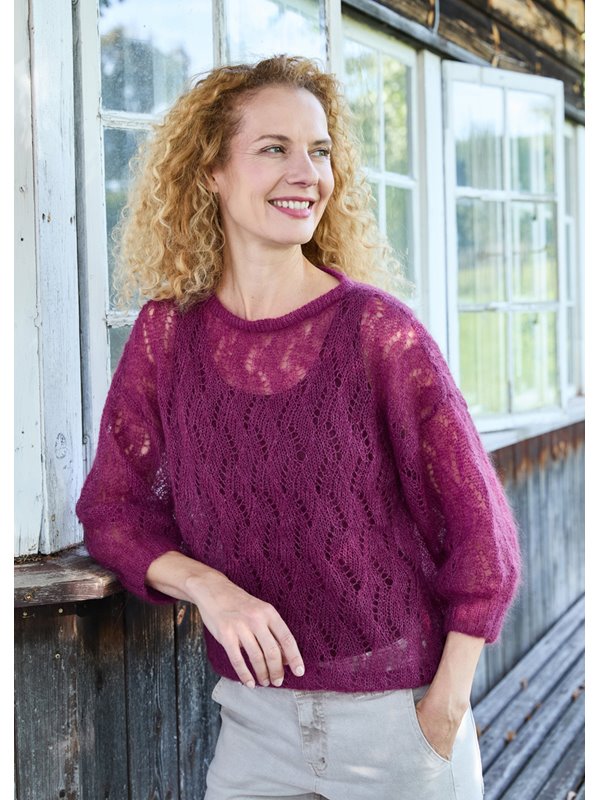 Lana Grossa AJOURPULLOVER Landlust Kidmohair