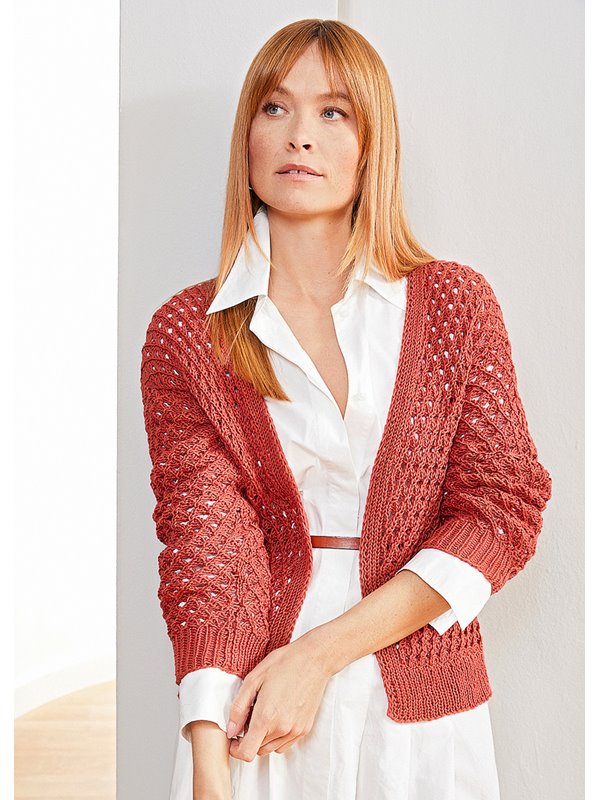 JACKE Landlust Baumwolle von Lana Grossa