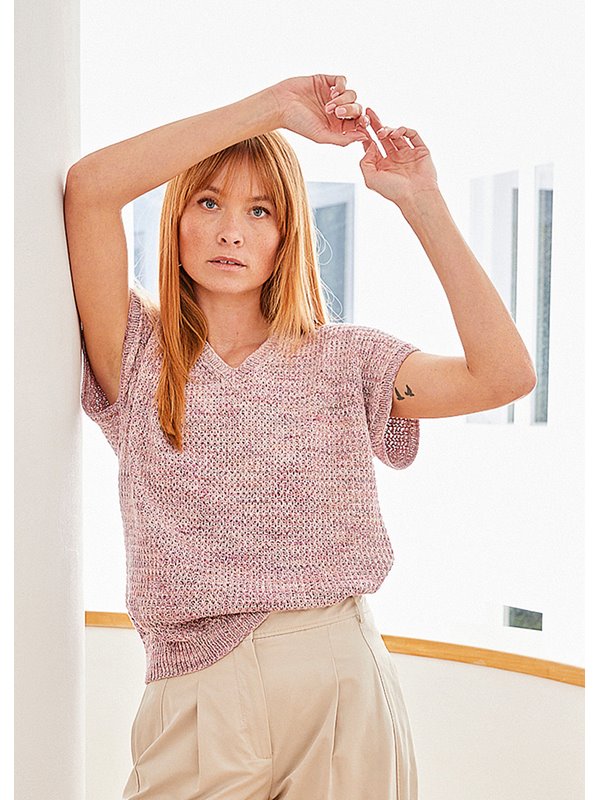 SHIRT Landlust Sommerseide Mélange von Lana Grossa