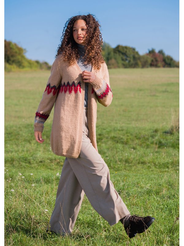 Lana Grossa CARDIGAN Landlust Naturwolle