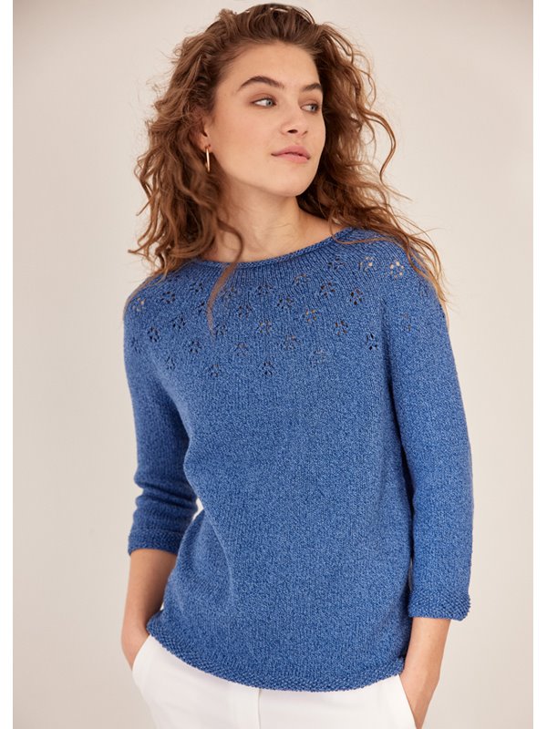 PULLOVER Landlust Sommerseide von Lana Grossa