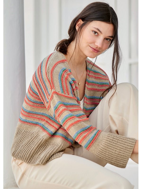CARDIGAN Landlust Sommerseide von Lana Grossa