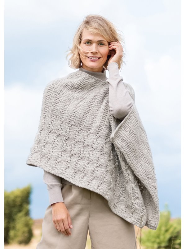 PONCHO Landlust Winterwolle von Lana Grossa