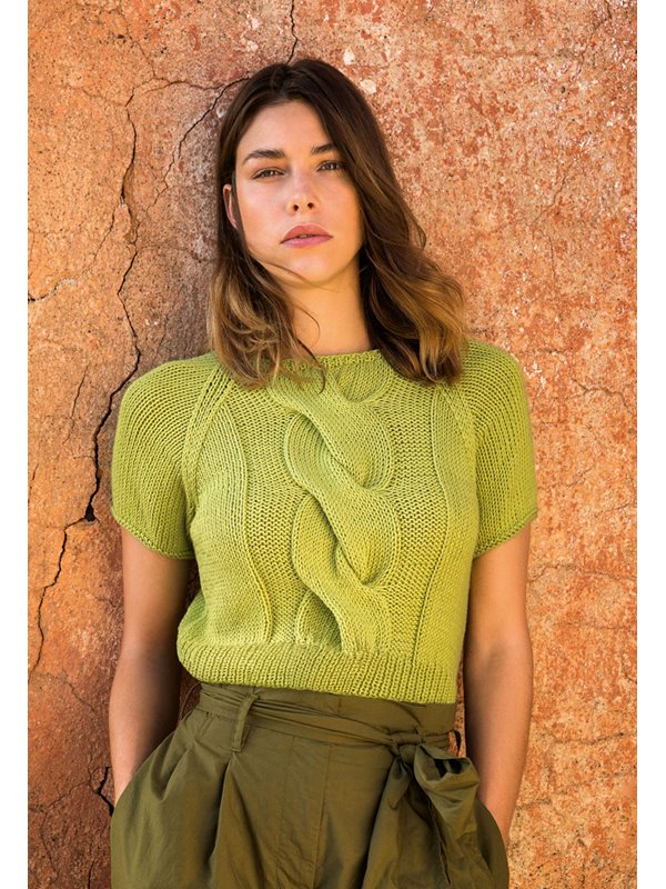 Lana Grossa RAGLAN-KURZPULLI Organico