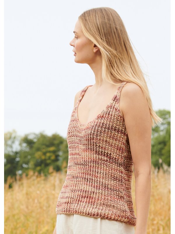 TOP IM RIPPENSTRUKTURMUSTER Certo Print von Lana Grossa