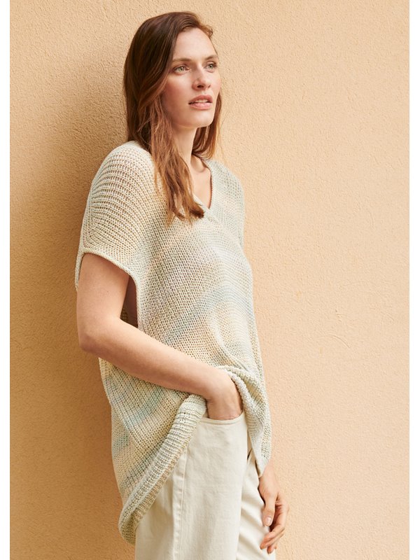 TOP IM HALBPATENTMUSTER Aruba von Lana Grossa